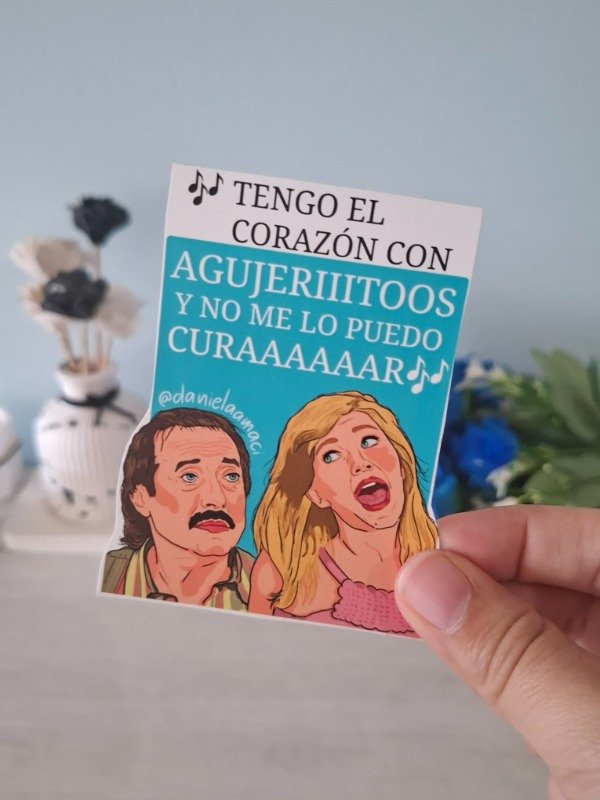 Producto - Stickers random ilustrados  - "Casados con hijos" 023