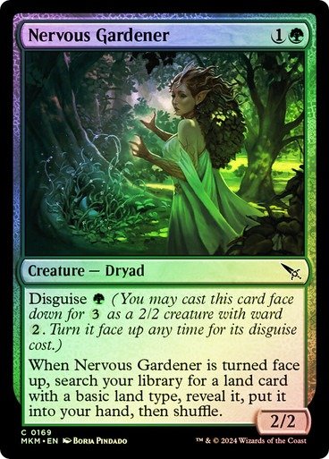 Producto - Nervous Gardener Foil  Ravnica: Murders at Karlov Manor