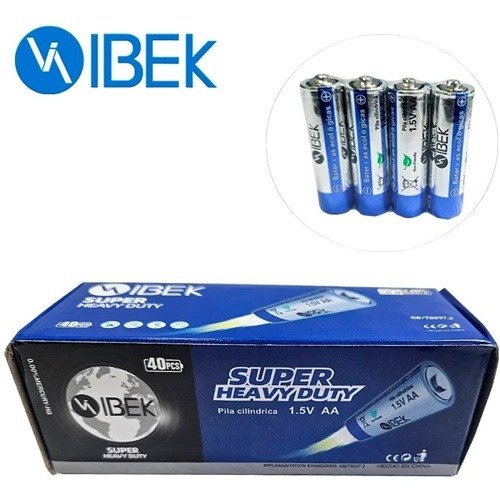 Producto - Pilas Ibek AA (x40 uni.)