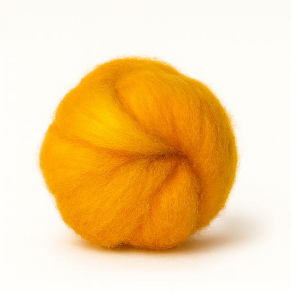 Producto - VELLON DE OVEJA PURA LANA - AMARILLO HUEVO