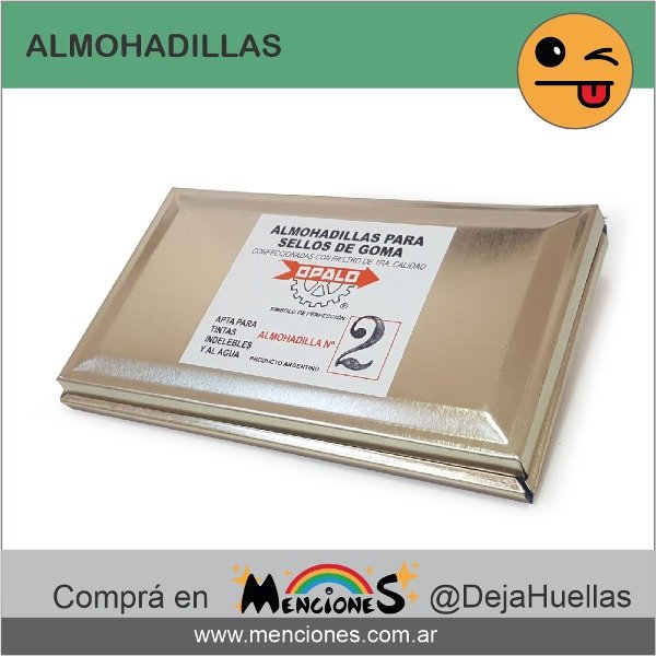 Producto - Almohadilla Nro 2 de 15x10cm, Ópalo