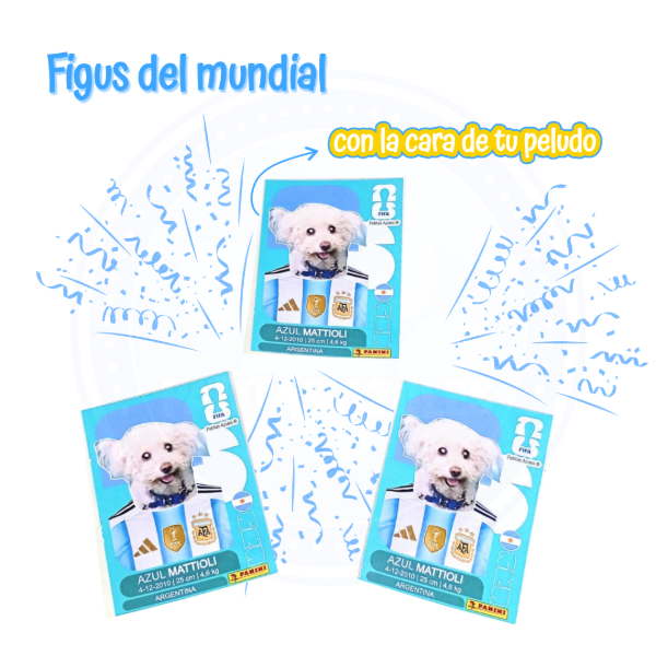 Producto - Figuritas personalizadas de mascotas mundial 2026