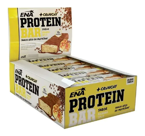 Producto - ENA Sport Barra Protein Bar Banana Split 16 Barras