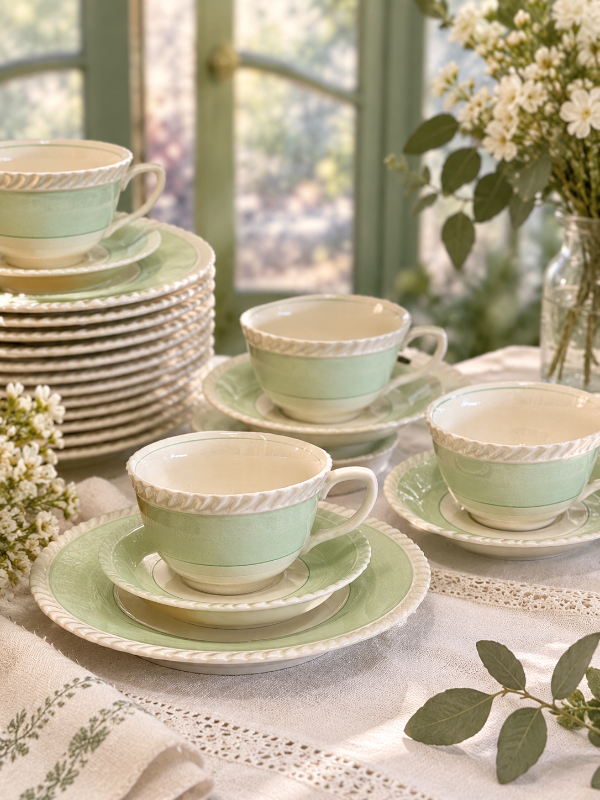 Producto - Taza y plato de té Old English Johnson Bros