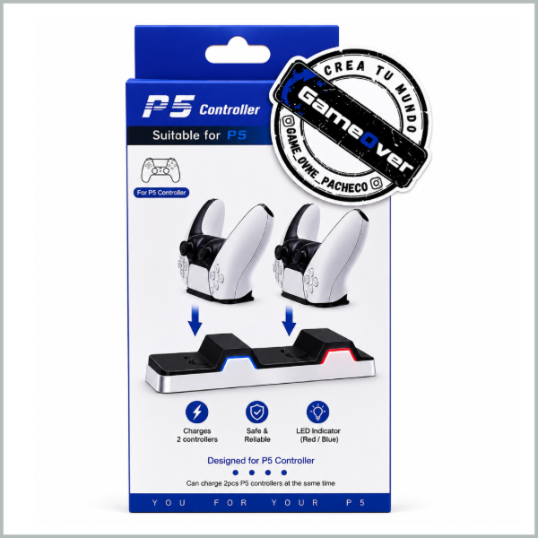 Producto - BASE CARGADORA DE JOYSTICK PS5 desioned
