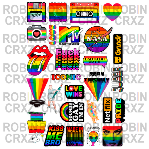Producto - Pride Pack de Stickers