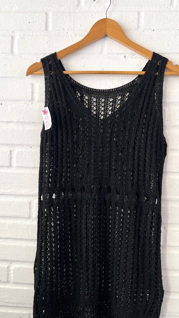 Producto - Vestido negro calado (L)