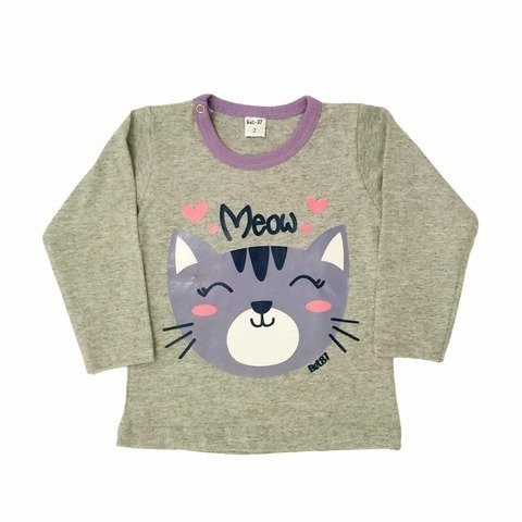 Producto - REMERA M/LARGA MEOW BEBA