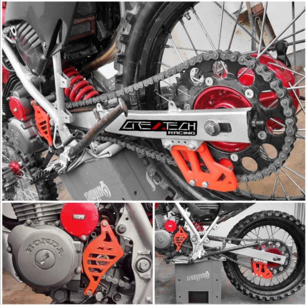 Producto - Kit Guia De Cadena Y Cubrepiñón Xr 200 Brasil - 4