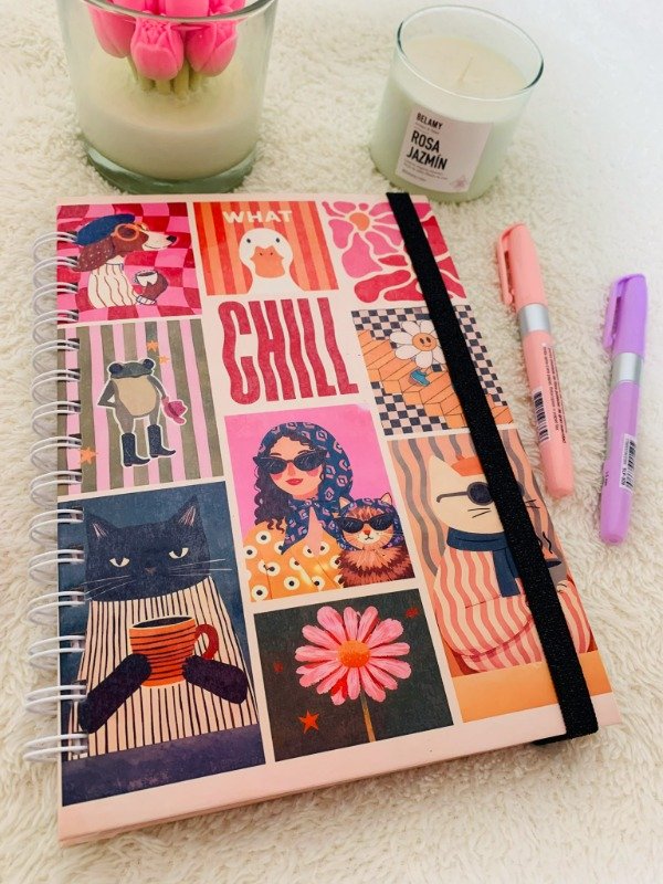 Producto - Cuaderno A5 Anillado Chill