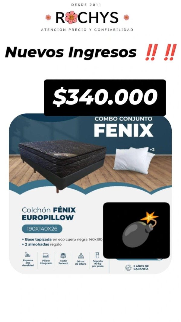 Producto - SOMMIER FENIX