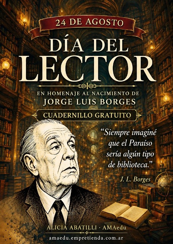 Producto - Cuadernillo DÍA DEL LECTOR - 24 DE AGOSTO (Material Gratuito)