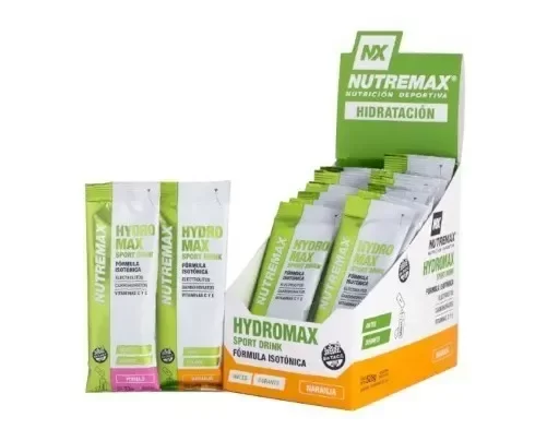 Producto - Sobres HYDROMAX sport drink - Caja 20 unidades NUTREMAX - 0