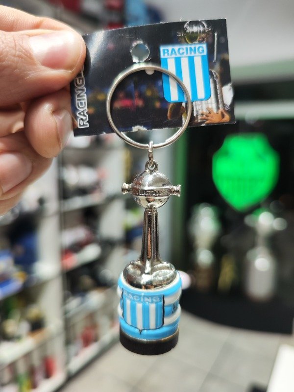 Producto - Llavero Racing Club Copa Libertadores Metal