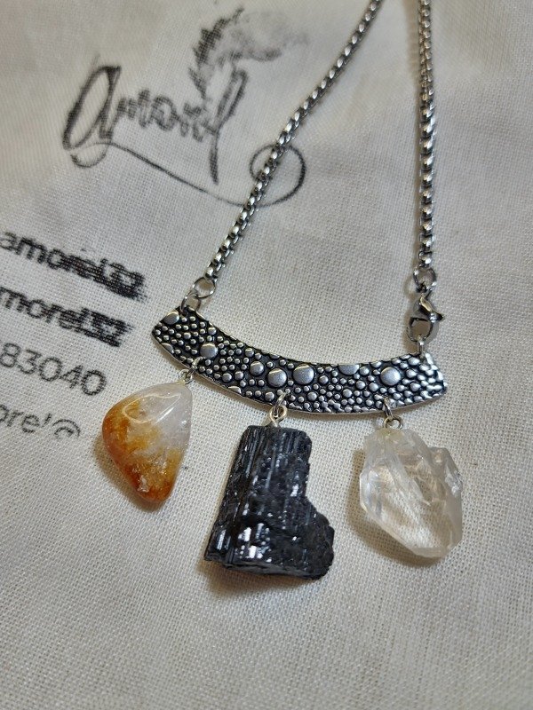 Producto - Collar limpia energía con Turmalina negra