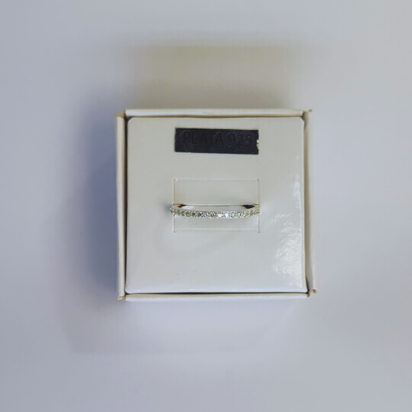 Producto - Anillo Plata con Diamantes