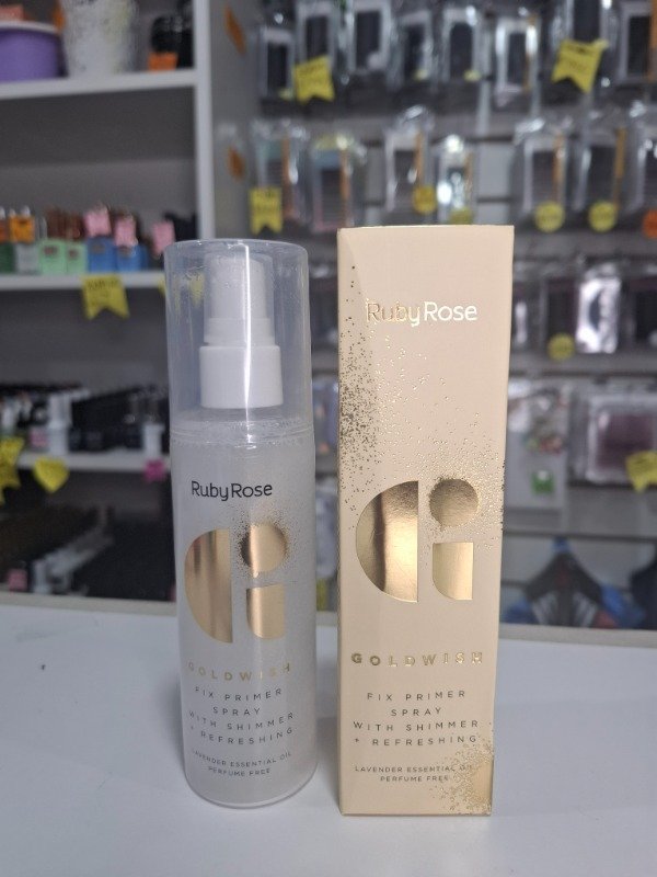 Producto - Primer y fijardor con glitter Gold RubyRose