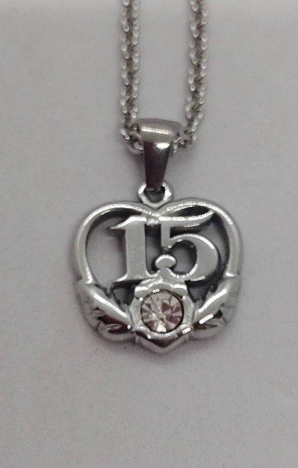 Producto - Dije corazon con brillante