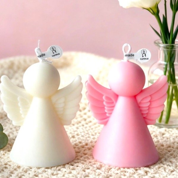 Producto - MOLDE SILICONA ÁNGEL CON ALAS LABRADAS - 0