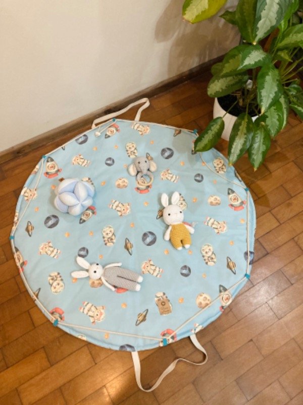 Producto - Playmat bolso espacio celeste