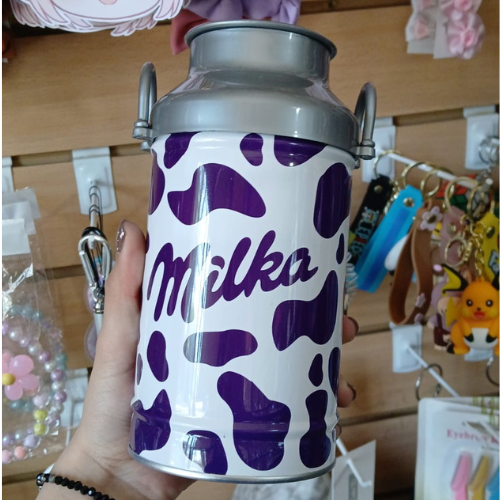 Producto - Lata Tambito Milka con chocolates