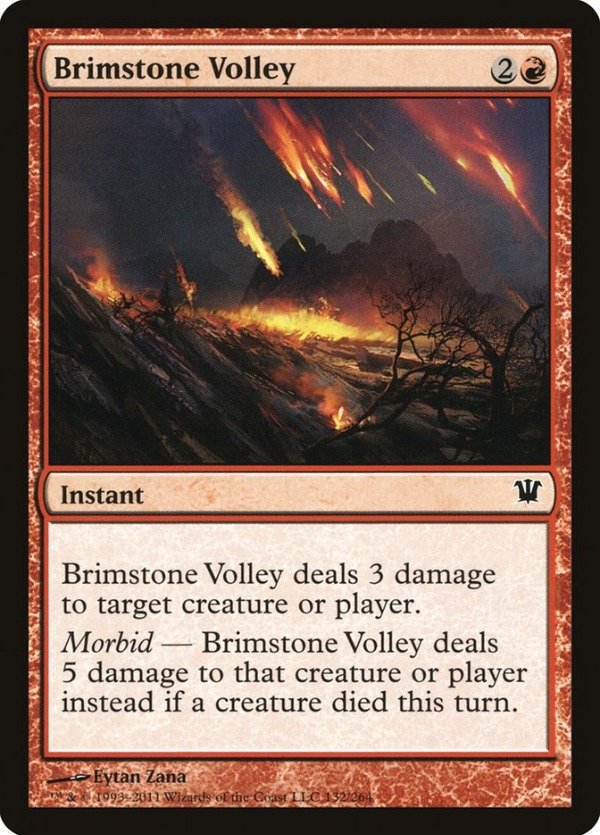 Producto - Brimstone Volley  Innistrad