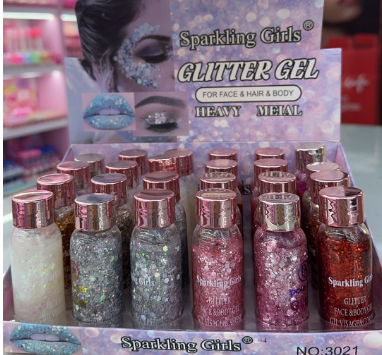 Producto - SPARKLING GLITTER GEL METAL WH-3021