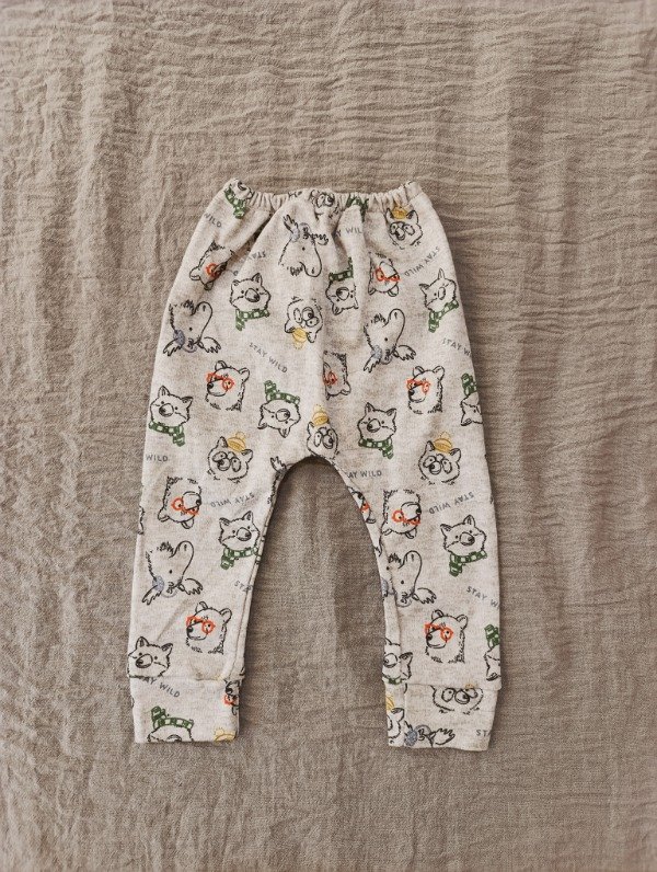 Producto - RN  - Pantalón de algodón - Ciervos y osos