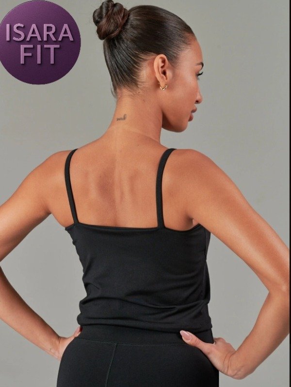 Producto - Musculosa Cropped Negro - 1