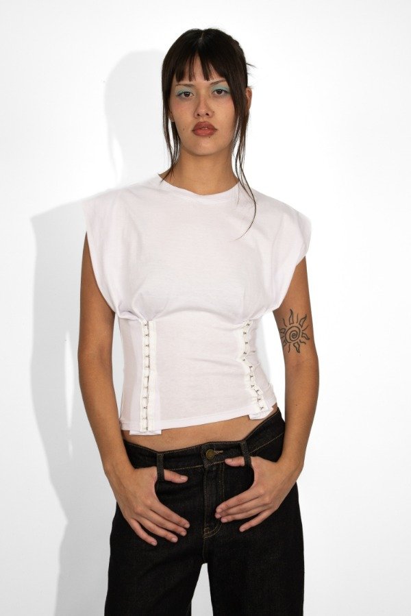 Producto - Musculosa "HOOKS" Blanco