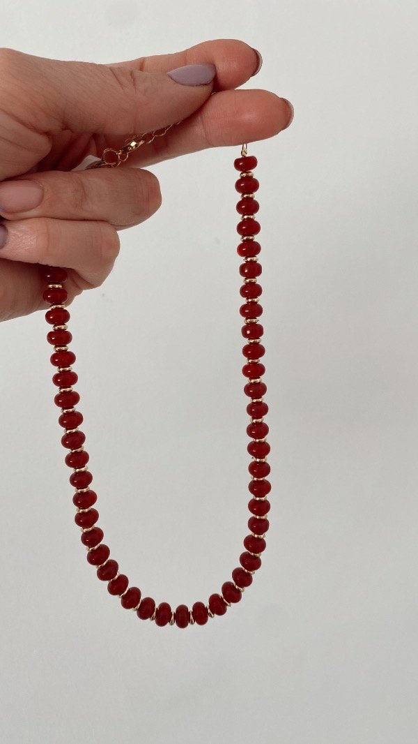 Producto - Collar Kala Bordo - 2