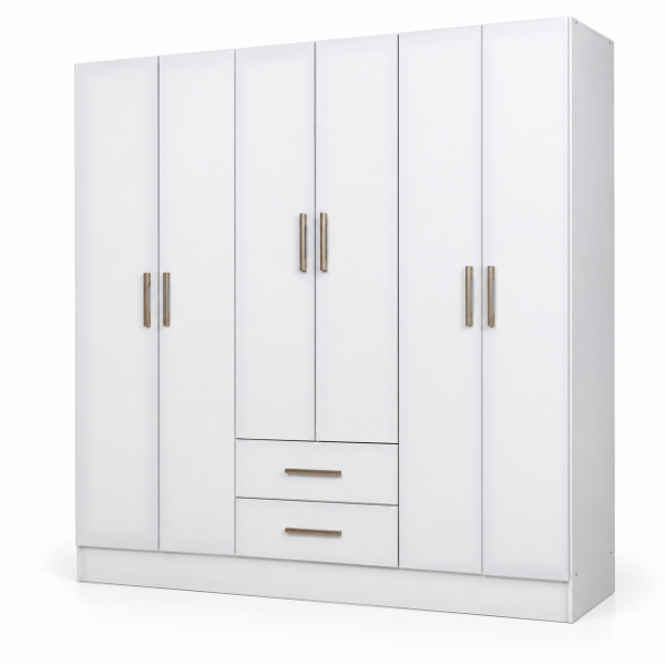Producto - Placard 180 6 Puertas, 2 Cajones - 0