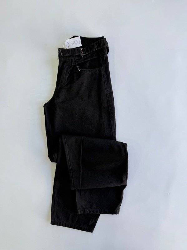 Producto - JEAN BAGGY CON REGULADOR / NEGRO - 1