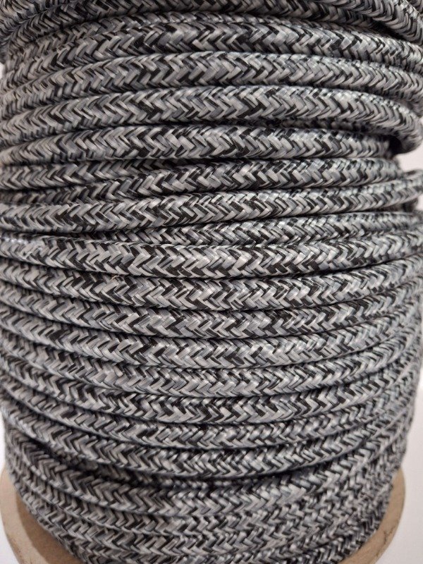 Producto - Cordon polipropileno CON ALMA 7mm jaspeado NEGRO Y GRIS