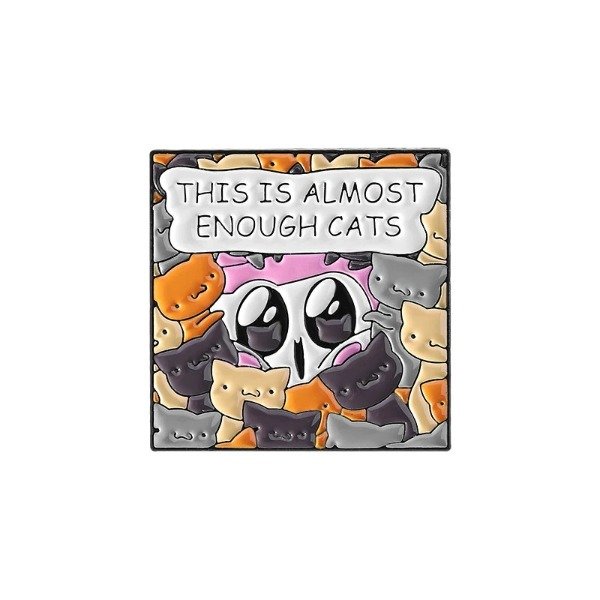 Producto - Pin Michi - This is almost enough cats - muchos gatitos
