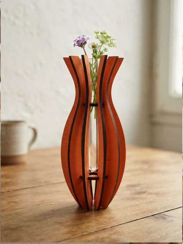 Producto - Florero FLORA / Naranja Valencia