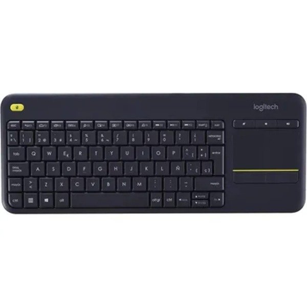 Producto - Logitech K400 Plus - Espanhol - Com Mouse - Negro