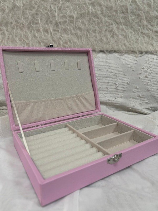 Producto - Alhajero Grande Rosa para Joyas