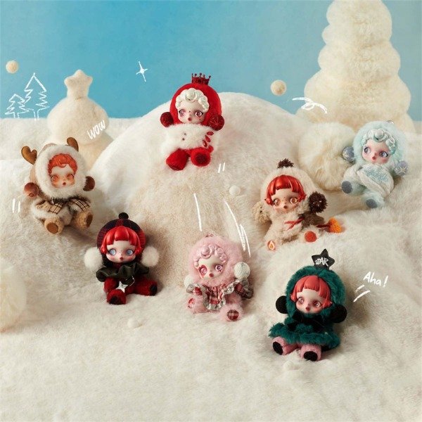 Producto - BLIND Box. SKULLPANDA Winter Symphony - Keychain Plushie (Por unidad) - 3
