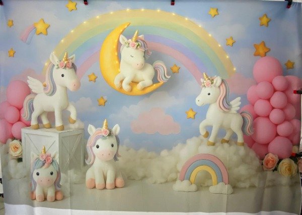 Producto - FONDO NENA UNICORNIOS CON FALLA IMPERCEPTIBLE 220X150 NA30