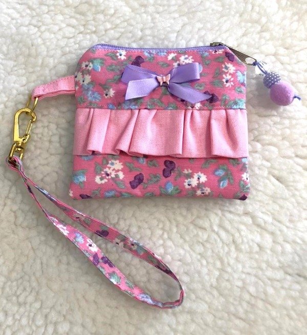 Producto - Monedero Romántico/Coquette "JARDÍN DE FLORES"