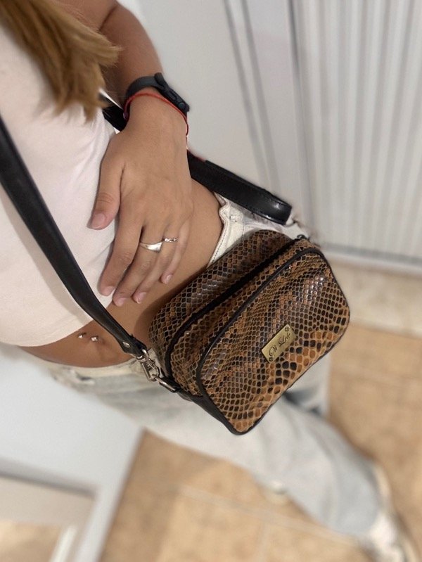 Producto - Bandolera Clásica Print con Negro