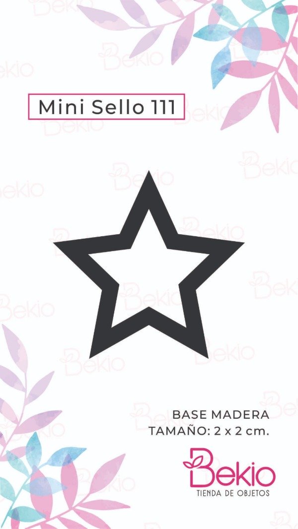 Producto - Mini Sello 111 - Estrella