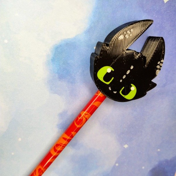 Producto - Lapiz con topper - Chimuelo