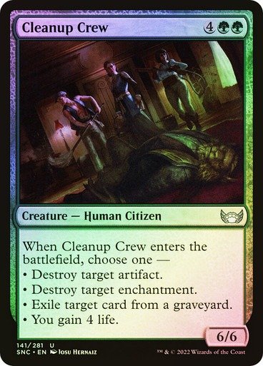 Producto - Cleanup Crew Foil  Streets of New Capenna