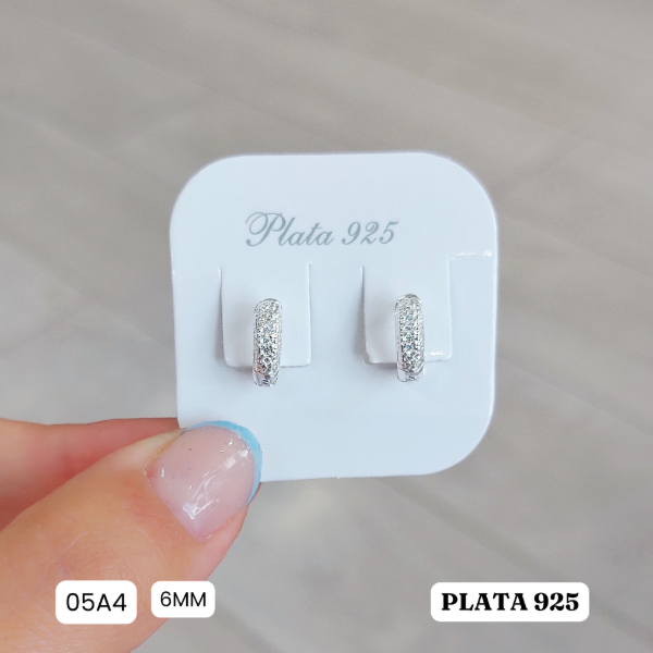 Producto - Aros argolla huggies mini bombe cubics