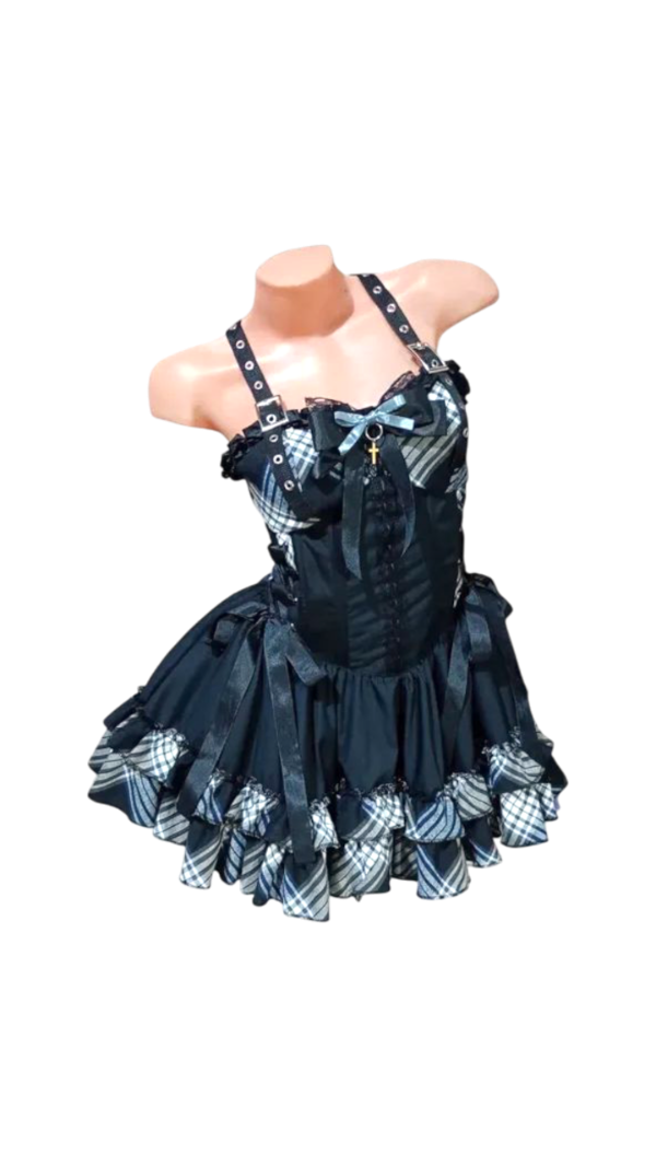 Producto - Vestido corsé gótico punk Gris