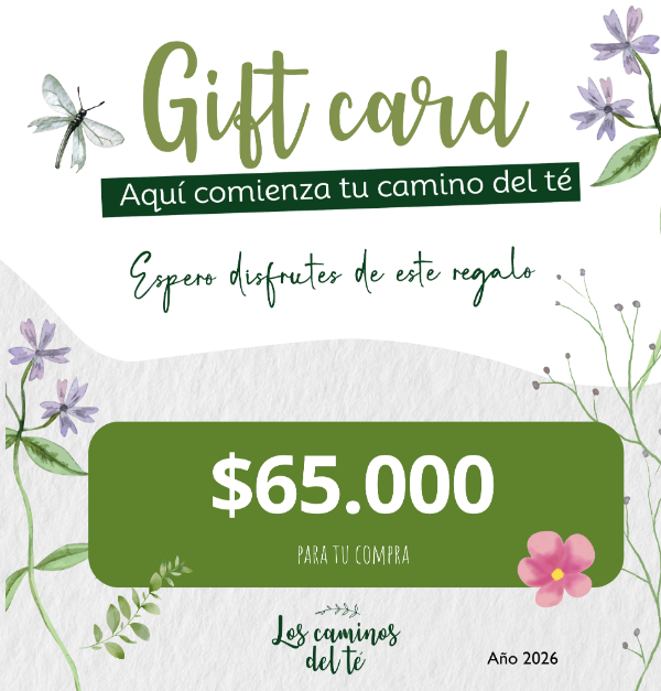 Producto - Gift Card Los Caminos del Té - 65 M