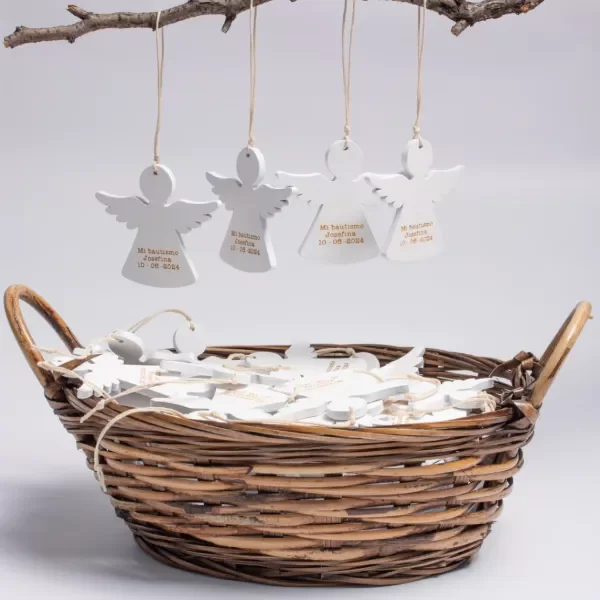 Producto - Pack Angelitos Madera Personalizados x20 unidades