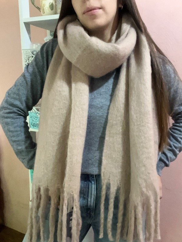 Producto - Bufandon Trendy Marron Claro